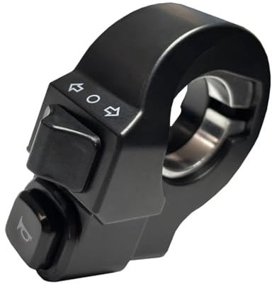 Motorrad Zündschloss 22mm Motorrad Lenker Schalter Blinker Horn 2 In 1 Schalter Ein/Aus Lichter Nachrüstung Roller Ebike Motorrad Teile Ausrüstung Motorrad Zündschalter