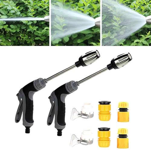 Pressure Washer, High-Pressure Turbo Washer for Garden Hose, Power Cleaner with Accessories, My Garden Friend Pressure Washer, Fits Any Garden Hose (2Pcs)