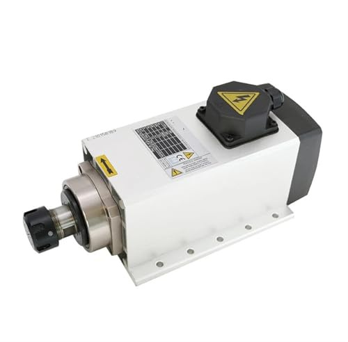 Frässpindel 3,5 kW ER25 Luftgekühlter Spindelmotor 220 V 380 V Quadratschneidspindel mit Flanschfräsmaschine Fräsmaschine(3.5kw ER25 380V)