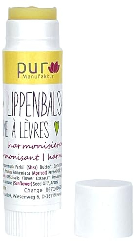 Bio-Lippenbalsam Stift, 6,5 g, mit ätherischen Ölen, Sheabutter und Jojobaöl (6 g (1er Pack), Vanille)