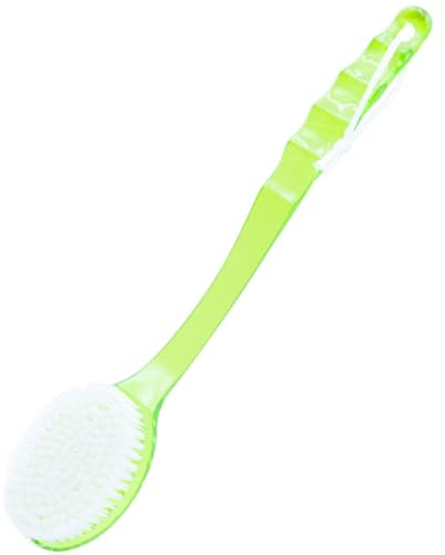 Rückenbürste mit Langem Griff Duschbürste Rücken mit Weiches Körperbürste Badebürste Rückenbürste Duschbürste Rückenschrubber Hautreinigungswerkzeug,Schmutzentfernung,Erweichung (Grün)
