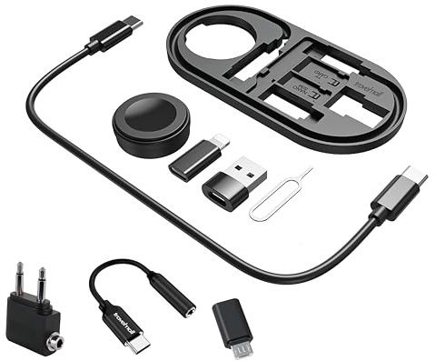 Travelmall Switzerland 10-in-1 Charging & Audio Travel Exclusive Set For Travel and In-Flight Use