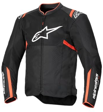 Alpinestars T-Sps Air V2 Motorrad Textiljacke, schwarz/rot, 4XL