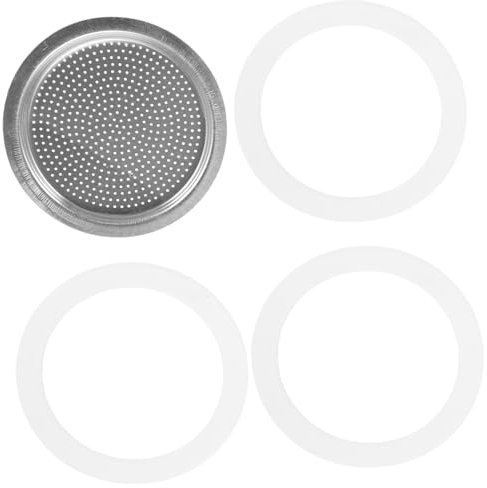 TOPBATHY Guarnizione in Silicone Per Distributore Di Caffè in Acciaio Inossidabile Guarnizione Per Caffettiera Da 9 Tazze