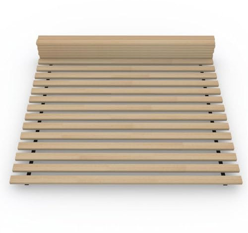 TUGA - Holztech Premium starrer mega Stabiler Rollrost Lattenrost Rolllattenrost Massivholz 140x200 cm