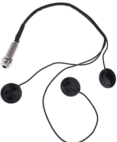 1/4 Zoll Endpin Jack Vorverdrahteter Tonabnehmer 3 Wandler für Harfe Akustikgitarre