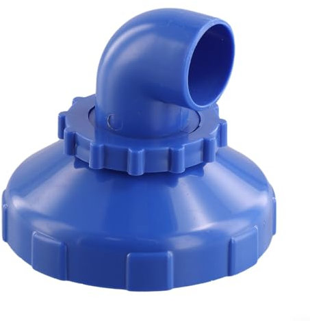 GLFLOW Rotación de 360 grados, boquilla de entrada de piscina, accesorio de ventilación para piscinas Intex, color azul, dirección de flujo de agua ajustable, 32 mm, 38 mm de diámetro