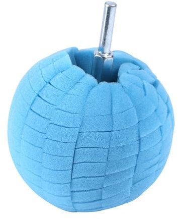 BOXOB Sfera di Lucidatura per Trapano, 8 cm Sfera di Lucidatura Angoli Auto Accessorio Lucidatrice in Spugna per Spazi Difficili da Raggiungere Pulizia Senza Graffiare l'Auto (Blu)