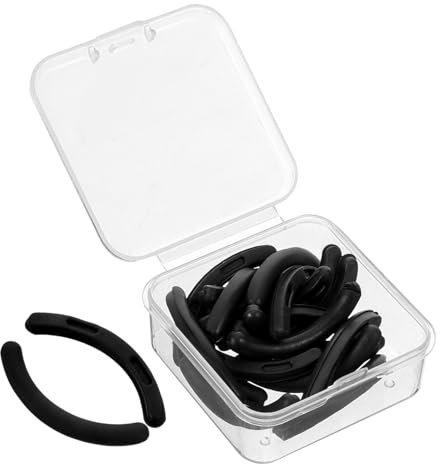 IWOWHERO 24 Stück Ersatzpads aus Weichem Gummi für Wimpernzange Weich und Flexibel Einfach zu Ersetzen Geeignet für Make Up Werkzeug Schwarz