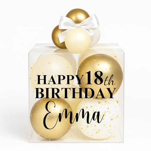 Bubble Fabrik - Personalisierte Ballon- Box, Kreative Geschenkidee, Geldgeschenk Verpackung, Geburtstag, DIY- Idee, Bubble Box