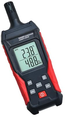 FACAIIO Thermomètre hygromètre numérique professionnel avec haute précision, large pour une plage de -20 à 60, pour un échantillonnage rapide et un affichage rétroéclairé