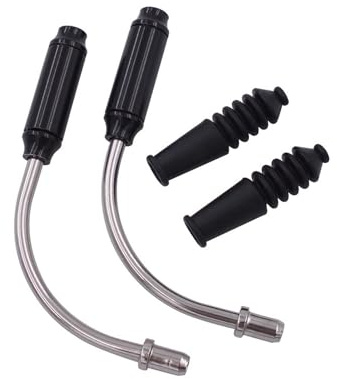 Snorvixre Tubo flessibile leggero in lega di alluminio per bici da corsa, passacavo e cavo flessibile per bicicletta liscio