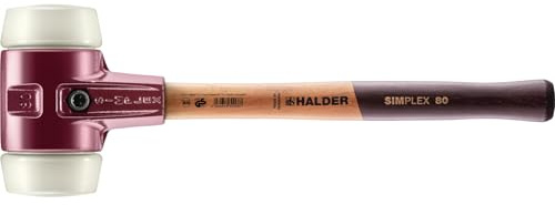 Halder 3008080 80 mm 3008 Nylon Simlpex EH Soft-Face Mallet - Multi-Colour