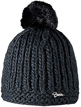 Barts Amelie Beanie - damen strickmütze bommelmütze schwarz