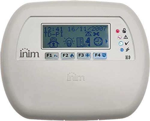 INIM ELECTRONICS Clavier avec Écran Graphique et Rétroéclairage Programmable, USB, AZERTY, Blanc