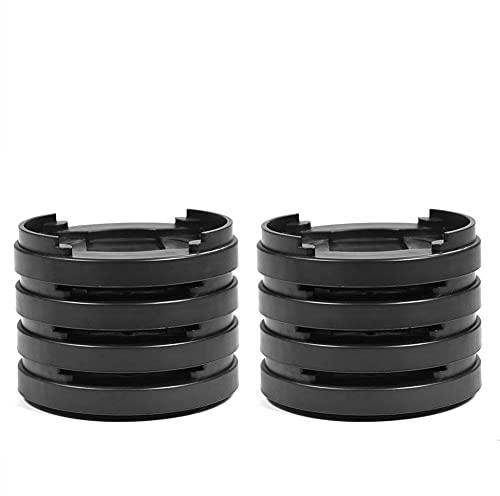 Estink Puntali Mobili 8 Pezzi Ø8,5cm Nero | Plastica rinforzata, antiscivolo, multi slot, diametro 8,5cm, per gambe mobili