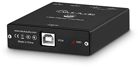 Douk Audio U2 PRO XMOS XU208 Digital Interface, USB to TOSLINK Coaxial/Optical/HDMI IIS Audio Adapter, for DAC/Preamp/Amplifier, Support PCM & DSD256