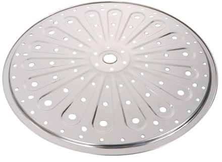 YARNOW Dünsteinsatz Edelstahl Dampfgarer Runde Dampf Tablett Platte Dampfgareinsatz Stand Dampf Streamer Rack für Töpfe Hause Küche Restaurant Kochgeschirr 32cm