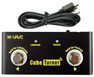 M-Vave Cube Turner - Kabelloses Pedal zum Umblättern von Seiten, kompatibel mit iOS/Android