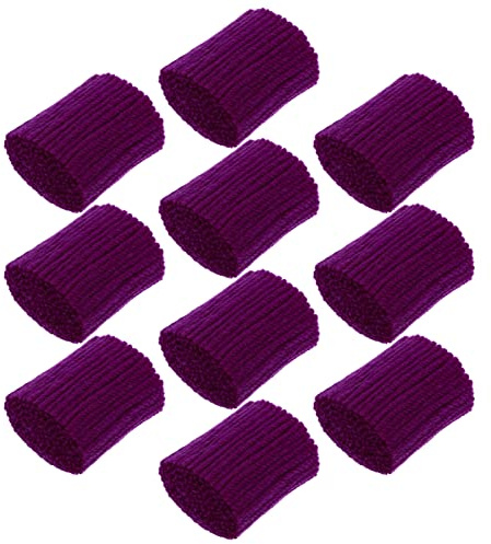 COHEALI Yarn Winder 10 Rolls Purple Acrylic Yarn for Latch Hook Crafts, Crochet Rugs, Home Textiles