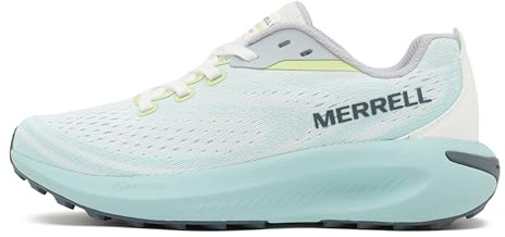 Merrell Women's Morphlite Trail Running Shoe, White/Frost Blue, 7.0