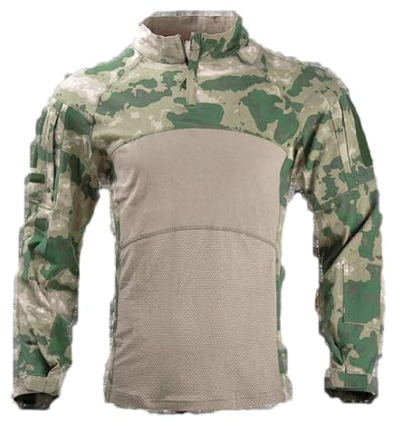 ZMIN Taktische Uniform Militär Anzüge Camping Camouflage Jagd Kleidung Kampf Armee Hosen + Pads Paintball Sets Männer Kleidung ruin EN8 shirt1 S