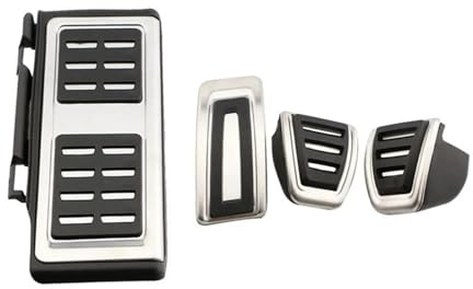 KLAUER Bremse Fußstütze Pedal Abdeckung Für Cupra Für Formentor 2020 2021 2022 2023 Autopedale Gaspedal Gasbremse Fußstütze Edelstahl rutschfeste Pedalabdeckung(MT)