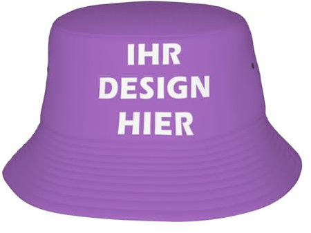ROHBVMN personalisiert Cap personalisierte Bucket hat personalisierte Fischerhut personalisiertes anglerhut–Sonnenhut selbst gestalten mit Foto/Logo/Text Bier Hut für Männer & Frauen