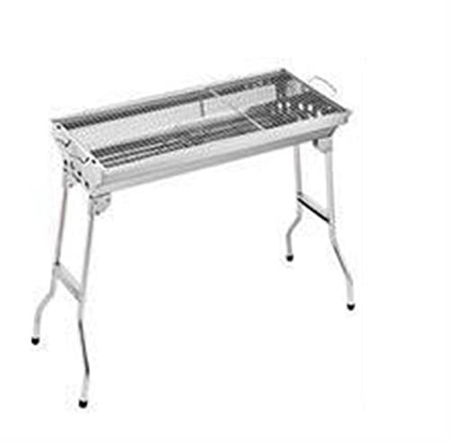 Barbecue a carbonella in Acciaio Inossidabile per Esterni, Portatile, con Maniglia di Installazione, griglia di Cottura Pieghevole per Barbecue.