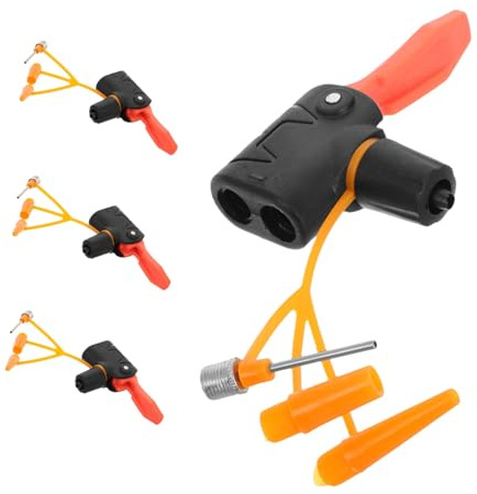 TOGEVAL 4stücke Fahrrad Ventil Adapter Fahrrad Reifen Pumpe Befestigung Reifen Düse Ersatz Versorgung Zubehör