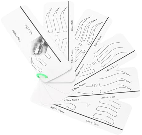 Gogogmee Stencil Per Sopracciglia Riutilizzabili Di Strumenti Per Trucco Sopracciglia Adatto Per Principianti e Professionisti Facilita La Creazione e Ben Modellate