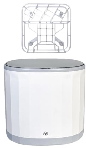 Miniature Cup Washing Machine USB Operated for Small Space Dorm Room Energy Efficient Countertop Dishwasher Spill Proof Drinkware Cleaning Device