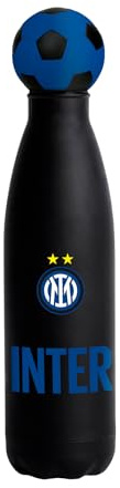 Seven Borraccia Termica Inter calcio In Acciaio Inox 500ml, BPA free, mantenimento temperatura fino a 12h caldo 24h freddo, Bambino ragazzo, prodotto ufficiale, idea regalo