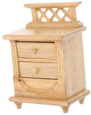 TOYANDONA Miniatur Holzschrank Puppenhauszubehör 1:12 Puppenhaus Miniaturschrank Kompakt und Langlebig Puppenmöbel Dekoration für Kinderzimmer und Puppenhaus Spiel