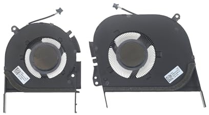 Ventilateur de Refroidissement for processeur et Carte Graphique d'ordinateur Portable, Compatible avec ASUS, VivoBook, Pro 15 K3500P, K3500PC, K3500PA, K3500PH, M5300Q et M3500QC.(1 Set)