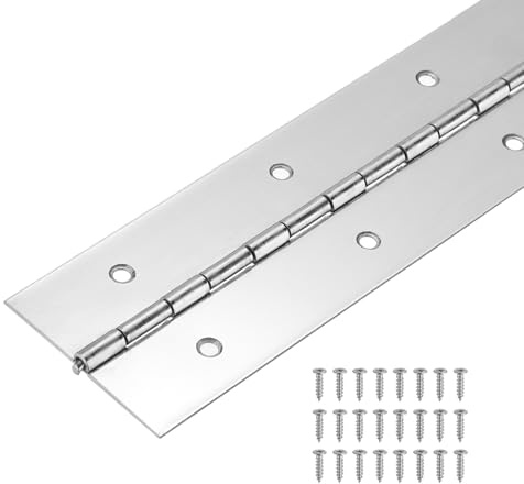 PATIKIL Bisagra De Piano Resistente 900 X 50.8 X 1.5 Mm Para Piano Plateado