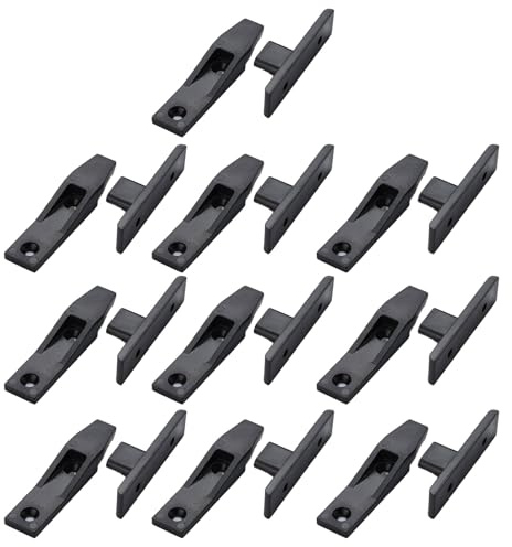 10 fissaggio per zoccoli da cucina, clip a goccia, gancio per zoccoli da cucina, connettori per pannelli per mobili, per mobili da cucina fissi, pannelli per mobili, clip per ripiani