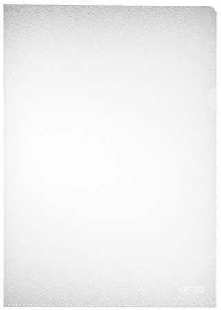 Herlitz Aktenhülle A4, eingeschweißt, Genarbt, oben und rechts offen, 10 Stück
