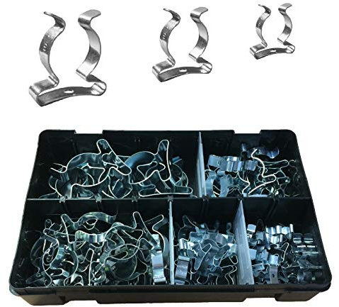 60 x Assorted Tool Spring Terry Clips Heavy Duty Storage/Shed Garage