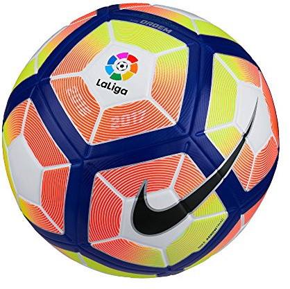 Nike Ordem 4 - LA Liga - Ball Unisex, Weiß (White/Orange/Blau/Schwarz), 5