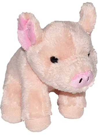 Wild Republic 21187 43224-14095 Plüsch Schwein, Cuddlekins Lil´s Kuscheltier, Stofftier 13 cm, Multi, 12,7 cm (5 Zoll)