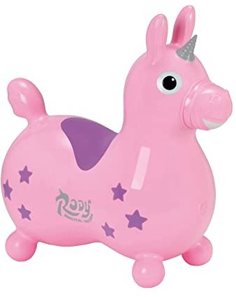GYMNIC Magischer Springtier Einhorn Pinky für Kinder – Gleichgewichtstraining und Koordination