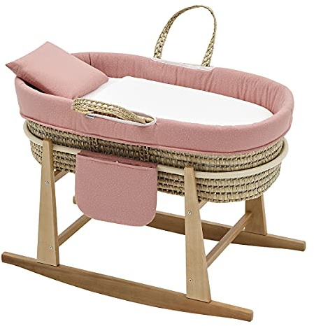 Cambrass 45941 Quilted Basket Mio Cuco+W.Stan Colorado Pink/Dot 49x86x61 cm, rosa