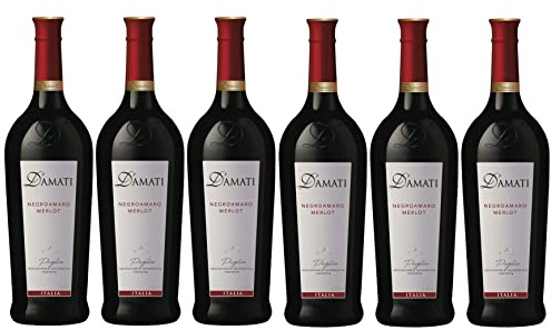 D'Amati - Rotwein Negroamaro Merlot, Italien, IGP Puglia (6 x 1 l)