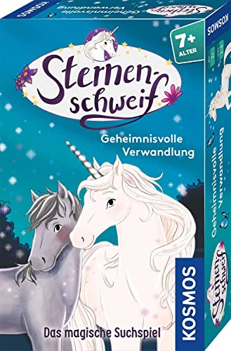 KOSMOS ‎712648 Sternenschweif - Geheimnisvolle Verwandlung, Mitbrinspiel für Kinder ab 7 Jahre, Kinderspiel zur beliebten Kinder-Buchreihe zum bezaubernden Einhorn
