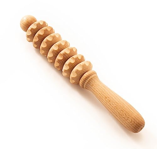 Tuuli Schlankes Holz-Massagegerät für Hunde, Katzen & Pferde, 23 x 3,8 cm | Schlankes Holz-Massagegerät für Hunde, Katzen und Pferde, handgeführt, ohne Strom und Akku