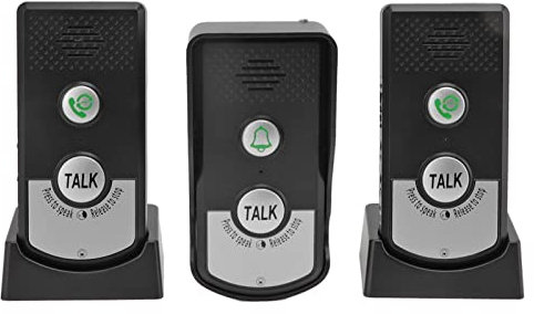 Voice Intercom Doorbell, Home Intelligent Interphone Long 1000m Long Distance Wireless Distance Doorbell USB Charging