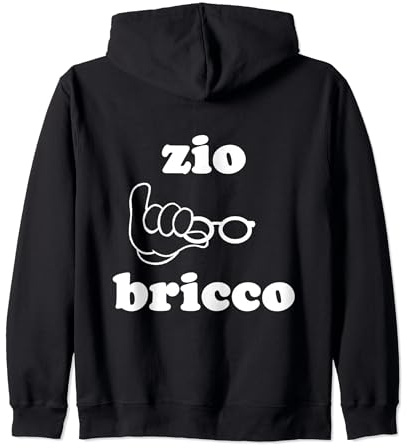 Zio Bricco Felpa con Cappuccio