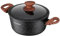 FLORINA MASTER BLACK Casseruola in alluminio 20 cm 2,1L | Rivestimento antiaderente | Per tutti i tipi di piano cottura, compresa l'induzione | Manici ergonomici soft-touch.