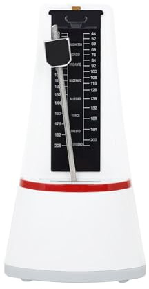 F Fityle Metronome universal velocidad ajustable metal portátil instrumento sonido ruidoso para músico ukulele tambor guitarra